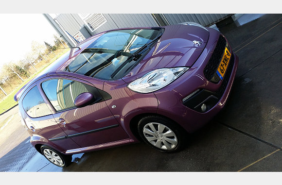 Begin 2014 moest het paarse monster weer eens gewassen worden