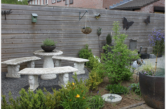 De tuin komt weer tot leven