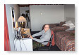 Samen met collega Rob heeft Winni een kamer.