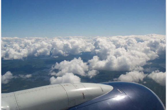 Ben gek op wolken en vliegtuigen