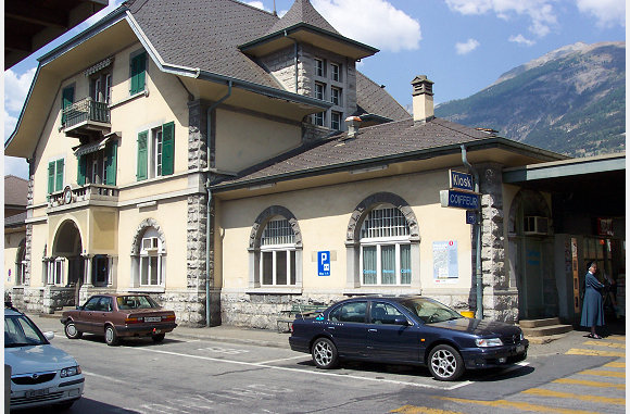 Het station van Visp.